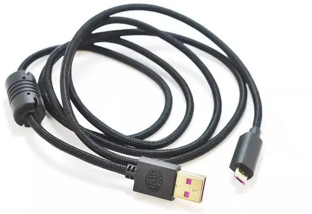 Alt view image 2 of 5 - 1.2m gold plated lamp with magnetic ring charging bank Bluetooth headset Old mobile phone microusb charging over the data cable
