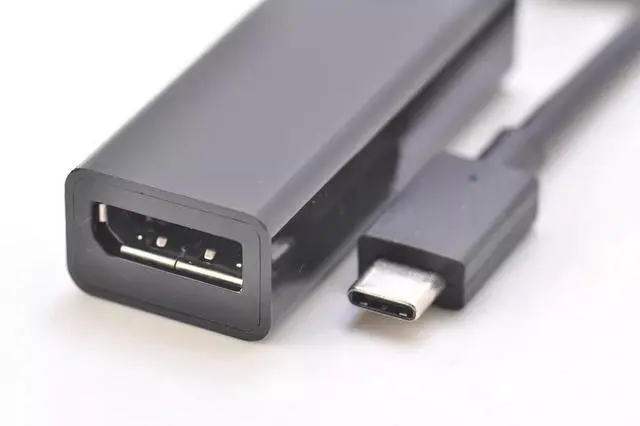 Alt view image 4 of 5 - Original H-P USB-C to DP Thunderbolt 3/4 USB4 laptop with external DP display 4K 60hz