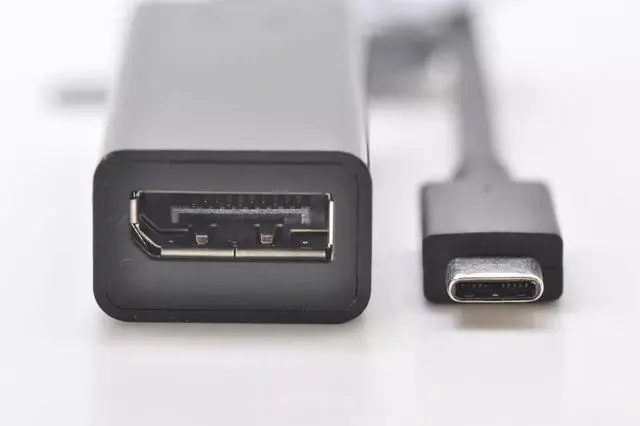 Alt view image 5 of 5 - Original H-P USB-C to DP Thunderbolt 3/4 USB4 laptop with external DP display 4K 60hz