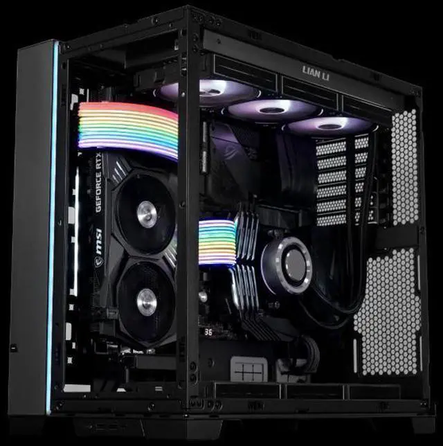 Alt view image 6 of 6 - LIAN-LI STRIMER PLUS V2 24 Pin and LIAN-LI STRIMER PLUS V2 Triple 8 Pin Combo, Addressable RGB Power Extension Cable and Addressable RGB VGA Power Cable, Include Controller for L-Connect 3.0