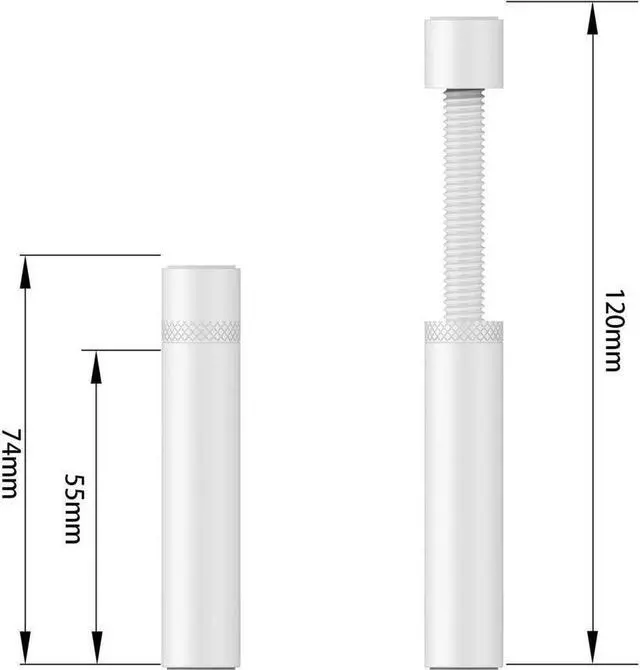 Alt view image 2 of 6 - Graphics Card GPU Support Bracket, Adjustable Height GPU Sag Stand Bracket with Magnet and Non-Slip Sheet, GPU Holder for Prevent Universal VGA Graphics Card Sag - 2.8-4.7"- L - White