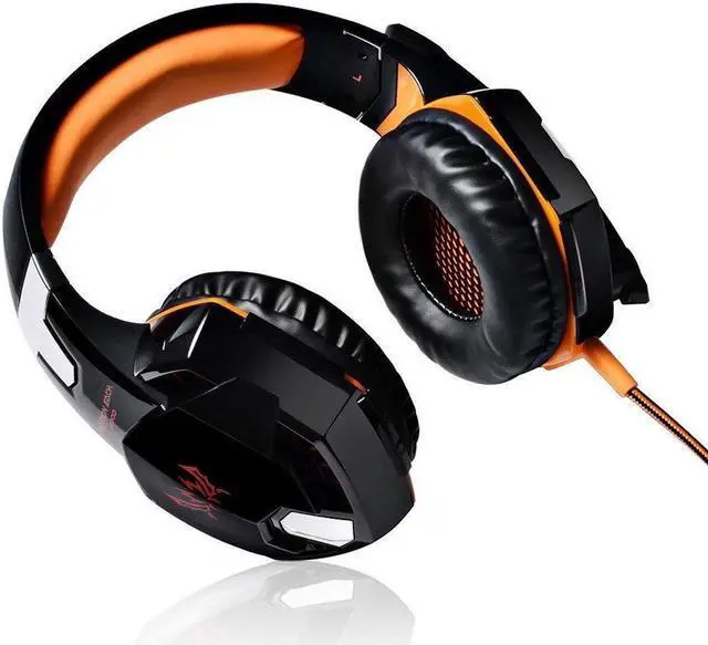 Main image of Professional Stereo Bass Game Headphone with Mic and LED Light, Gaming Headset Wired Earphone Noise Canceling for PC Computer