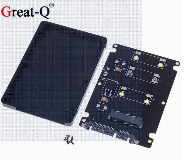 Alt view image 4 of 4 - Solid-state sata protocol M.2 NGFF SSD to 2.5 SATA3 Adapter ngff mobile hard drive box