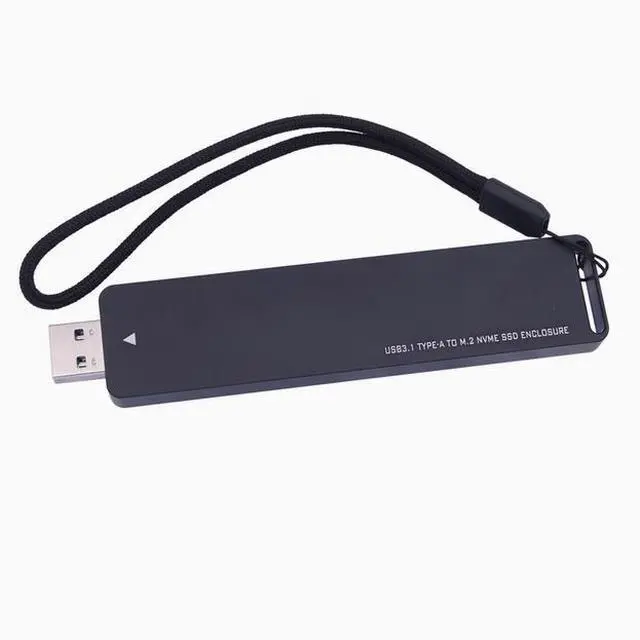 Alt view image 3 of 3 - M.2 To USB3.1 Mobile SSD Box nvme protocol SSD to TYPE-A in-line wireless USB flash drive