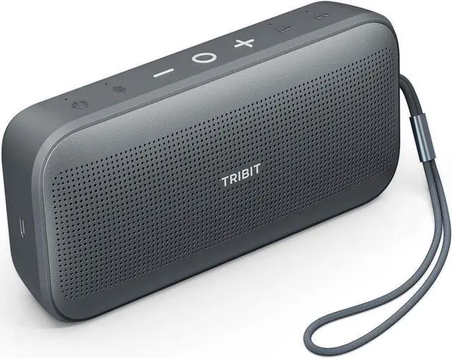 Main image of Tribit StormBox Flow Bluetooth Speaker, Portable Speaker with XBass, 30H Playtime Wireless Speaker, IP67 Waterproof, Bluetooth 5.3, TWS, Custom EQ, Type-C Speaker for Outdoor Travel Beach