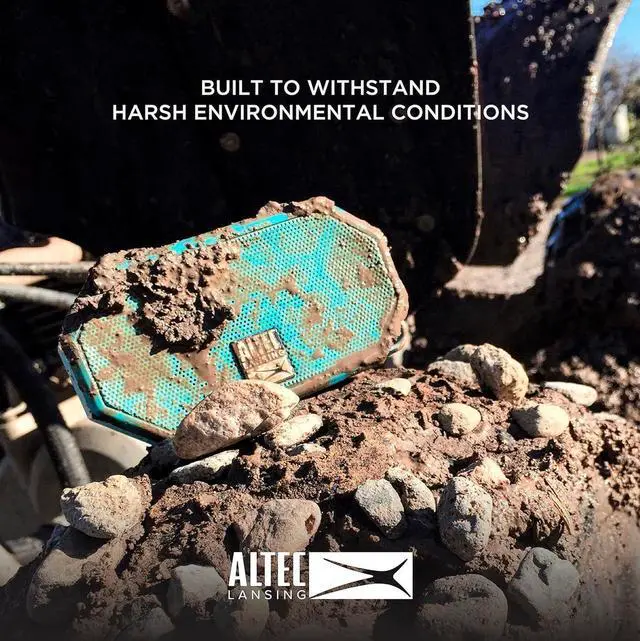 Alt view image 5 of 7 - Altec Lansing Mini H2O - Waterproof Bluetooth Speaker, IP67 Certified & Floats in Water, Compact & Portable Speaker for Hiking, Camping, Pool, and Beach