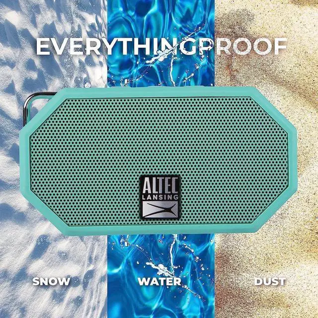 Alt view image 4 of 7 - Altec Lansing Mini H2O - Waterproof Bluetooth Speaker, IP67 Certified & Floats in Water, Compact & Portable Speaker for Hiking, Camping, Pool, and Beach