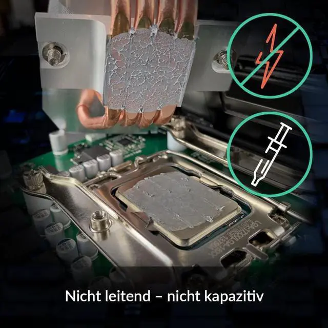 Alt view image 2 of 6 - ARCTIC MX-6 (8 g) - Ultimate Performance Thermal Paste for CPU, Consoles, Graphics Cards, laptops, Very high Thermal Conductivity, Long Durability, Non-Conductive, CPU Thermal Paste