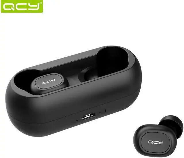 Alt view image 2 of 6 - QCY qs1 TWS 5.0 Bluetooth headphone 3D stereo wireless earphone with dual microphone