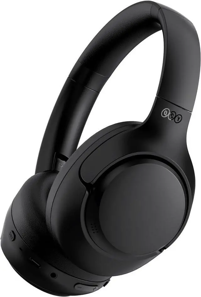Main image of QCY H3 ANC Bluetooth Headphones Over Ear, Active Noise Cancelling Bluetooth 5.4 Headphones with Microphones, Hi-Res Audio Sound, Multipoint Connection, 60H Playback, Custom EQ via App