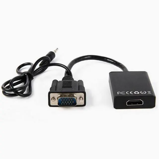 Alt view image 3 of 3 - VGA with audio to HDMI converter vga with hdmi to HDMI with sound