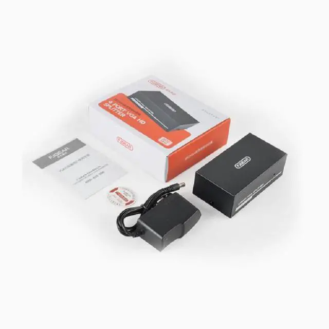 Alt view image 4 of 4 - Fengjie Yingchuang FJ-2004 frequency divider VGA divider one point four a host to two monitors