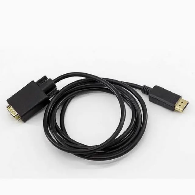 Alt view image 2 of 4 - 1.8m DP to VGA conversion cable Displayport to VGA display conversion cable VGA HD data cable