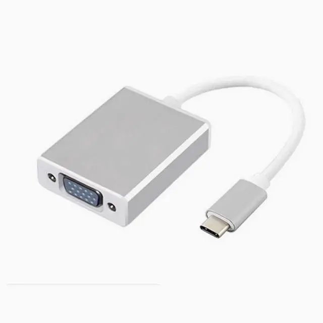 Alt view image 3 of 3 - USB 3.1 TYPE-C to VGA cable Macbook Air 3.1 to VGA HD cable