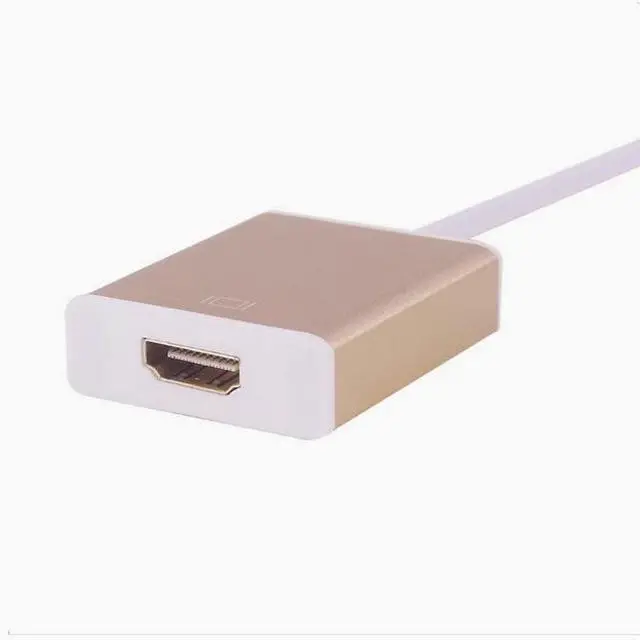 Alt view image 2 of 4 - Metal USB3.1 TO HDMI Type-C to HDMI HD cable /Macbook USB3.1 to HDMI