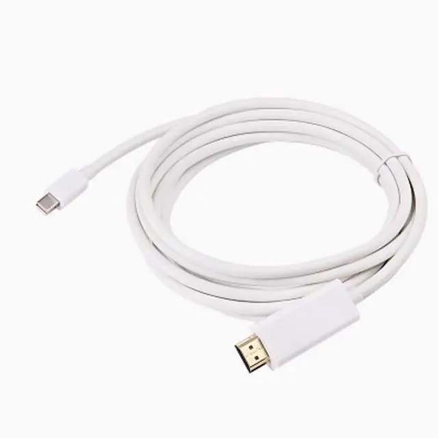 Alt view image 2 of 4 - MINIDP to HDMI mini DisplayPort to HDMI cable Computer cable 1.8 m