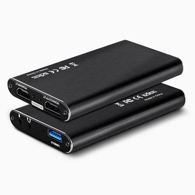 Alt view image 4 of 4 - 4K loop out 1080P capture card HDMI video game capture live camera obs recording capture card