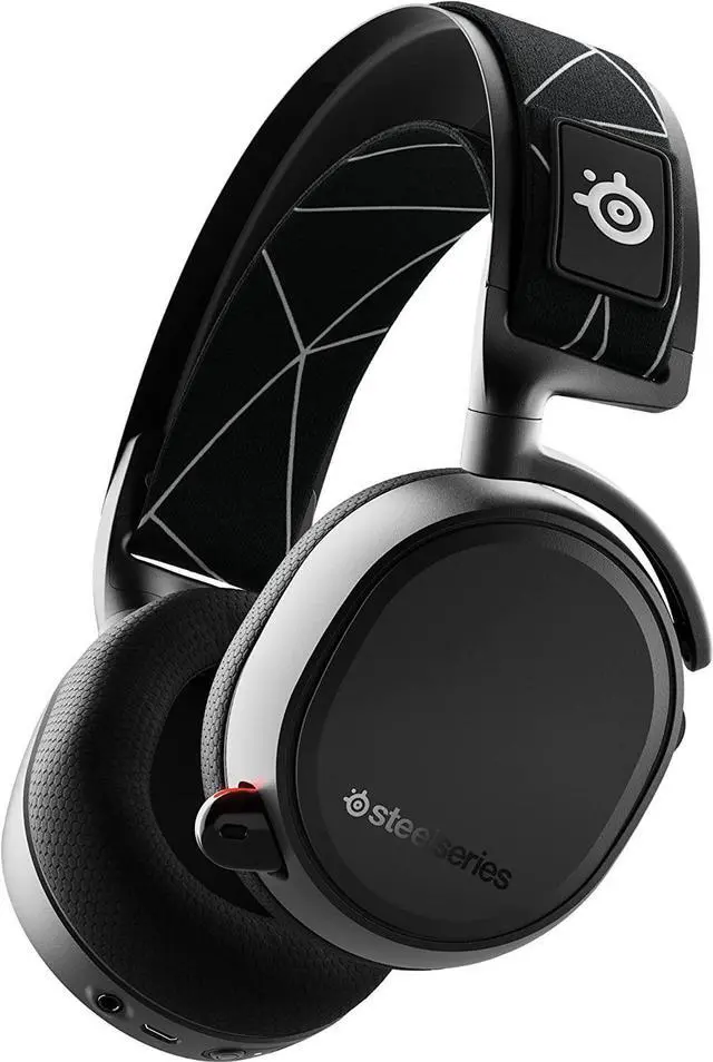 Alt view image 2 of 6 - Arctis 9 Dual Wireless Gaming Headset  Lossless 2.4 GHz Wireless + Bluetooth  20+ Hour Battery Life  for PC, PS5, PS4, Bluetooth