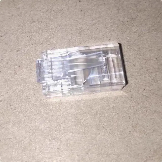 Main image of 8-core RJ45 connector Network engineering RJ45 connector Network cable 8p8c RJ45 connector Clear RJ45 connector  1000 PCS