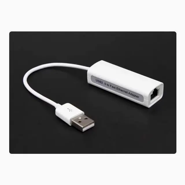 Main image of No-drive USB wired 2.0 network card USB to RJ45 computer laptop WIN7/8/10 external network card