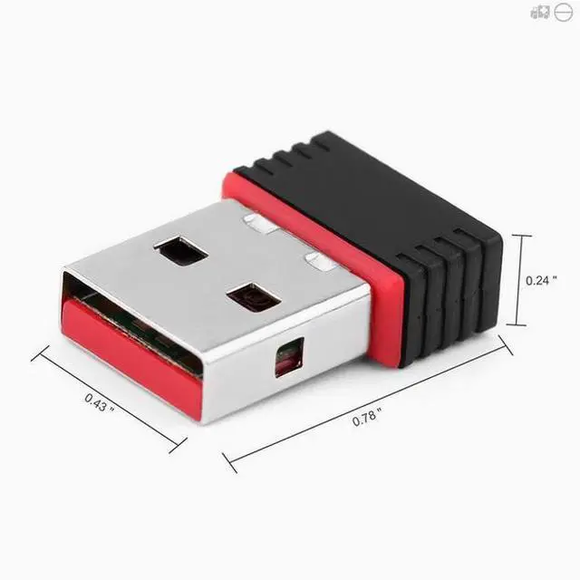 Alt view image 3 of 5 - 802 Mini USB Wireless Card 150M wireless card Wireless router Wireless receiver