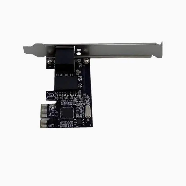 Alt view image 3 of 4 - High-speed PCIE network card Desktop built-in PCI-E Gigabit network card 1000M adaptive Ethernet card