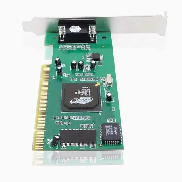 Alt view image 2 of 5 - Desktop PC PCI built-in graphics card ATI Rage XL 8MB trailer card VGA card