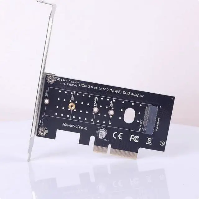 Alt view image 3 of 5 - M.2 to PCI-E3.0X4 High speed expansion NVME conversion card M KEY is a proud SSD conversion card