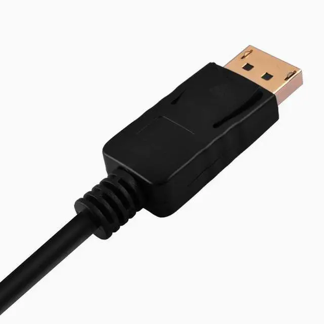 Alt view image 4 of 4 - Displayport to hdmi large DP to HDMI converter DP to HDMI parent computer connected to TV cable