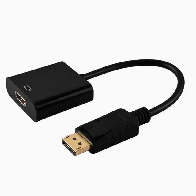 Alt view image 3 of 4 - Displayport to hdmi large DP to HDMI converter DP to HDMI parent computer connected to TV cable