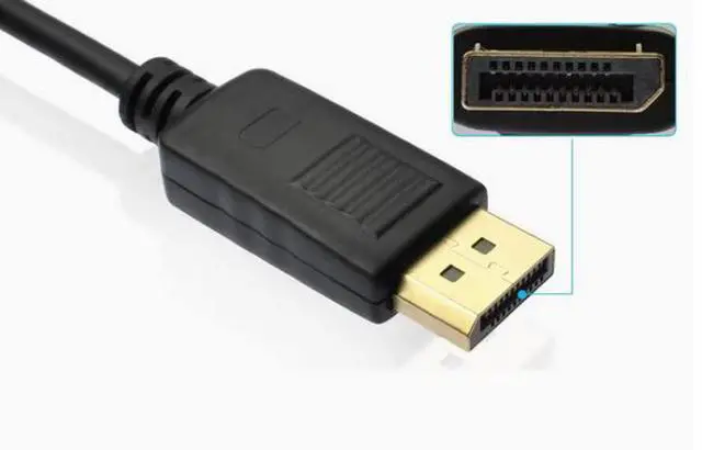 Alt view image 3 of 3 - dp to vga female conversion cable displayport to vga graphics card Connects to the display line dp converter