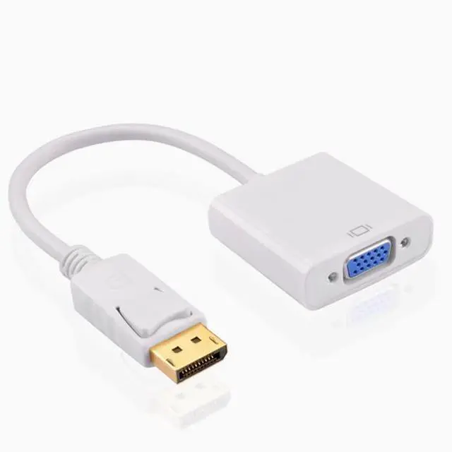 Main image of dp to vga female conversion cable displayport to vga graphics card Connects to the display line dp converter White