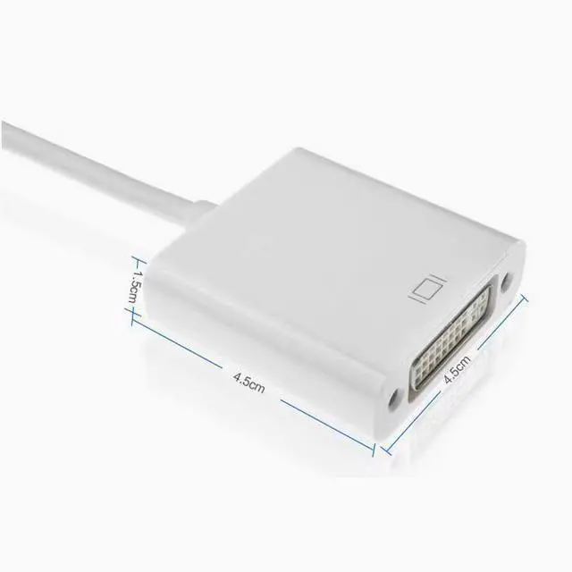 Alt view image 3 of 4 - Mini dp to dvi cable Apple computer with monitor/projector