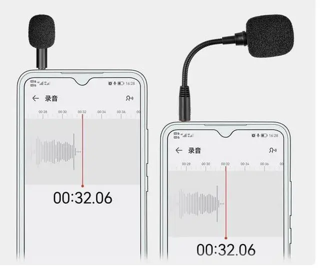 Alt view image 3 of 3 - Micro microphone Mini microphone mobile phone external microphone computer direct insert sound card small outdoor recording and broadcasting