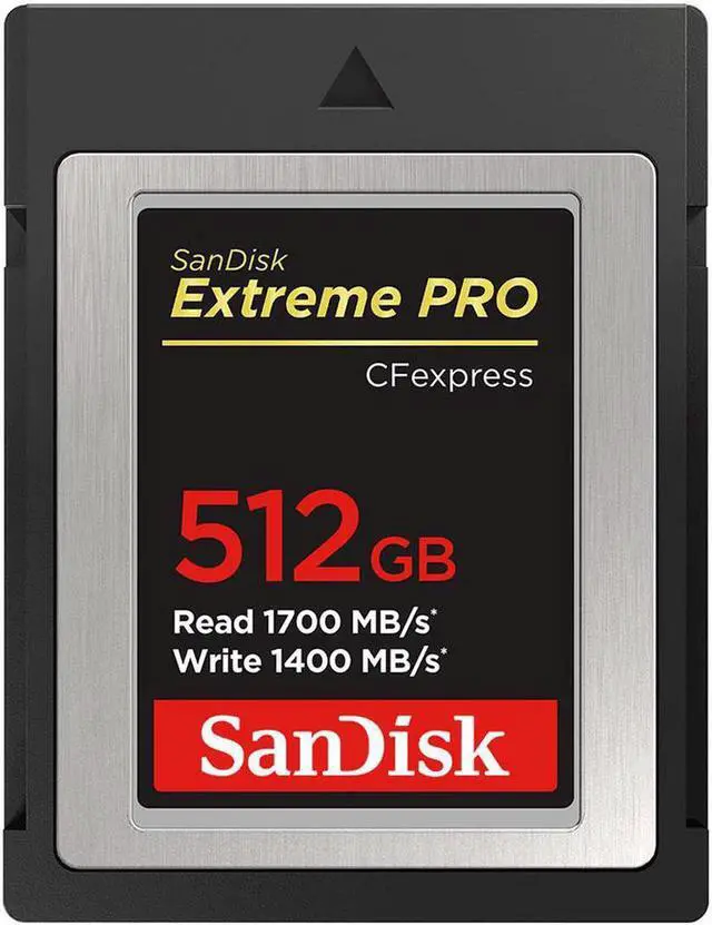 Alt view image 2 of 2 - San-Disk 512GB Extreme PRO CFexpress Card Type B