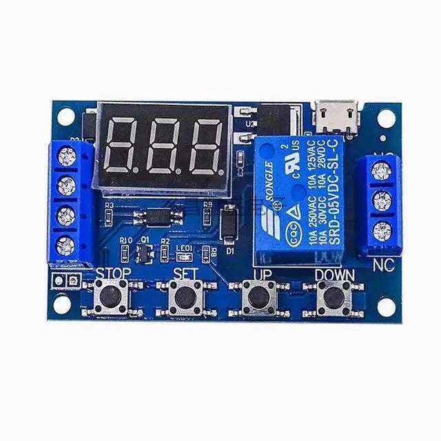 Alt view image 3 of 4 - MICRO interface 1 relay module triggers off delay switch Circuit switch cycle timing delay power module