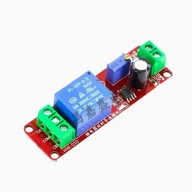 Main image of NE555 Time delay relay module Time delay switch 12V automotive electrical monostable switch