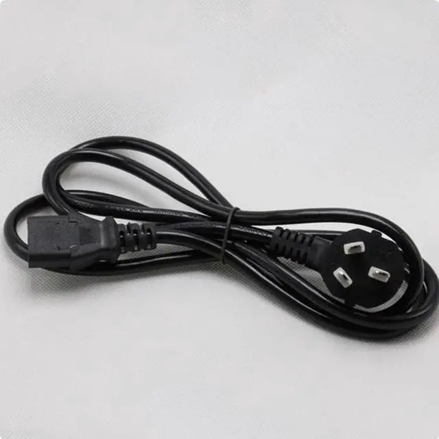 Alt view image 5 of 5 - High quality copper core triangle plug computer host monitor adapter power cord