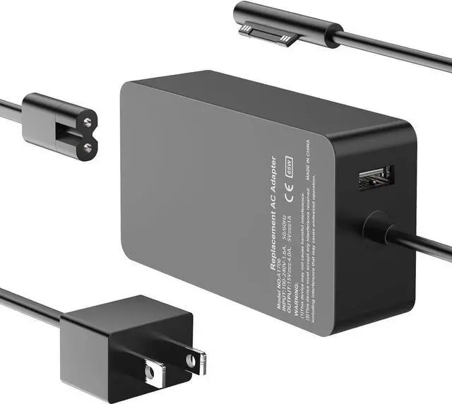 Main image of Surface Pro Charger 65W for Surface Pro 3/4/5/6/7/8/9/X Power Supply Adapter, Compatible for Both Microsoft Surface Book Laptop/TabletWorks with 65W&44W&36W&24W