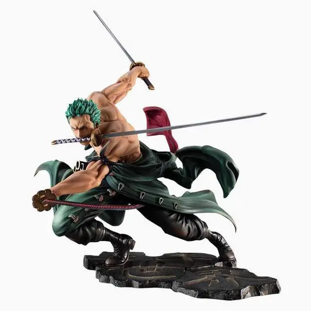 Alt view image 2 of 4 - One Piece  Roronoa Zoro Action Figures. 3000 world three knife mobile twodecoration model