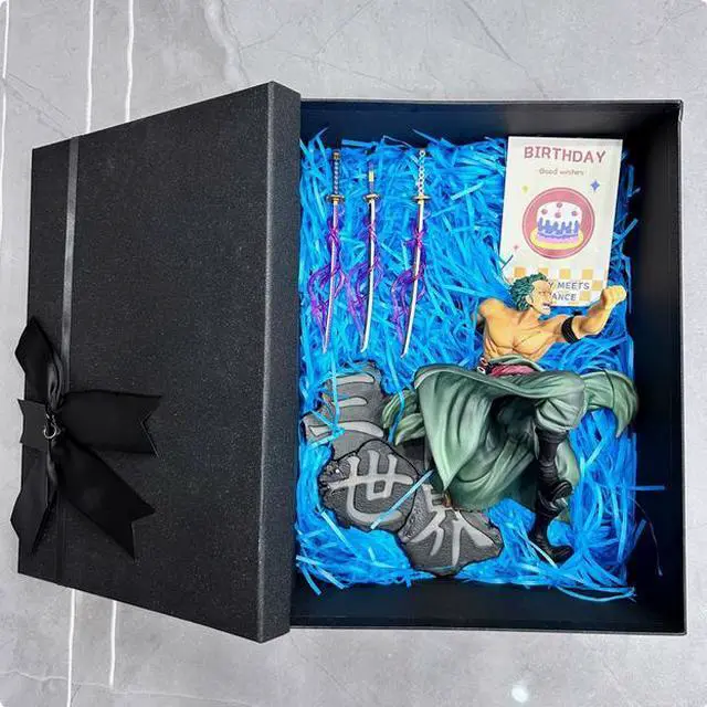 Alt view image 4 of 4 - One Piece  Roronoa Zoro Action Figures. 3000 world three knife mobile twodecoration model