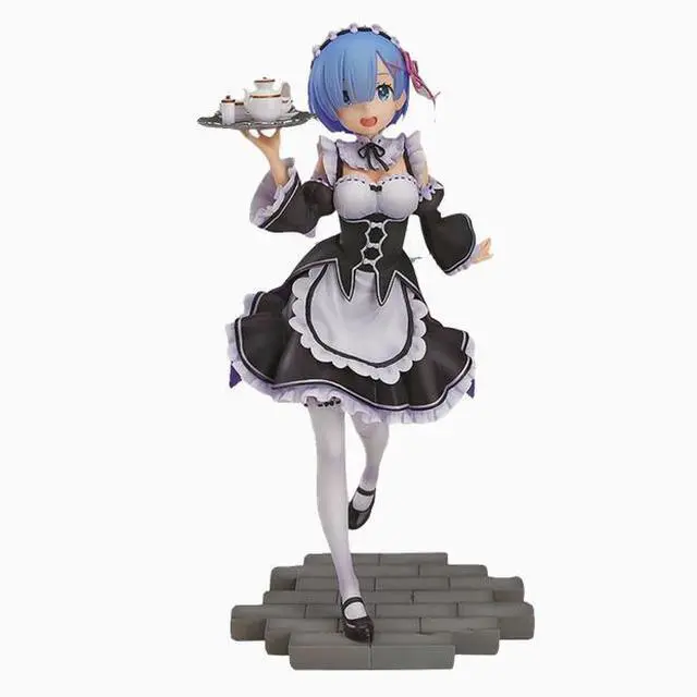 Main image of Animation RE: 0 Rem maid outfit modeling PVC Action Figure 23cm