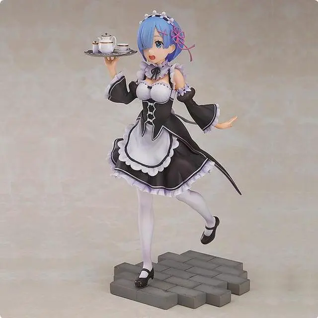 Alt view image 2 of 4 - Animation RE: 0 Rem maid outfit modeling PVC Action Figure 23cm