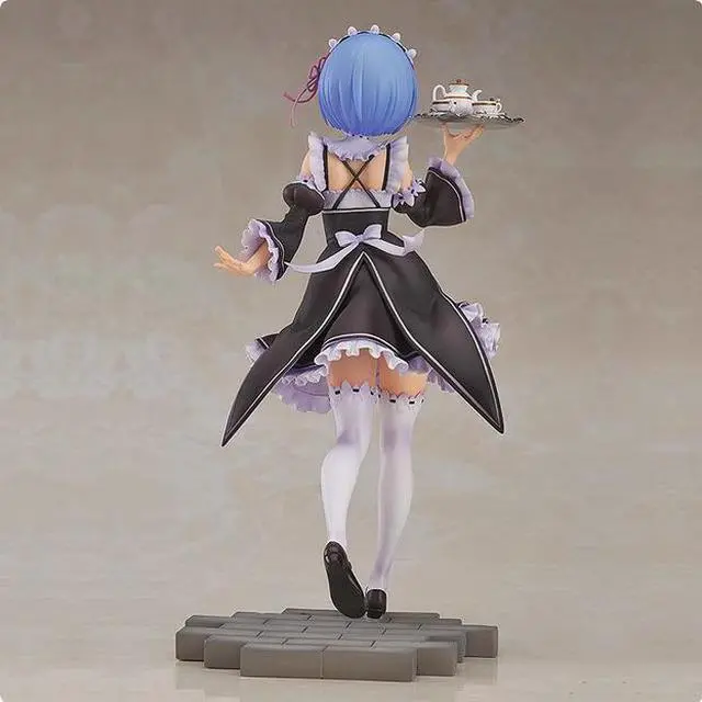 Alt view image 4 of 4 - Animation RE: 0 Rem maid outfit modeling PVC Action Figure 23cm