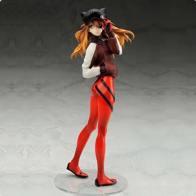 Alt view image 2 of 5 - Anime EVA Asuka new theater version sportswear 1/7 modeling Action Figure 23cm
