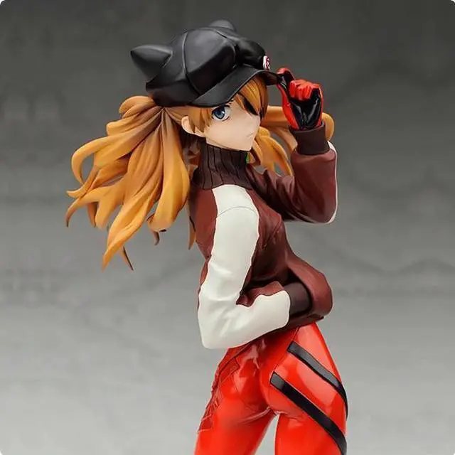 Alt view image 3 of 5 - Anime EVA Asuka new theater version sportswear 1/7 modeling Action Figure 23cm