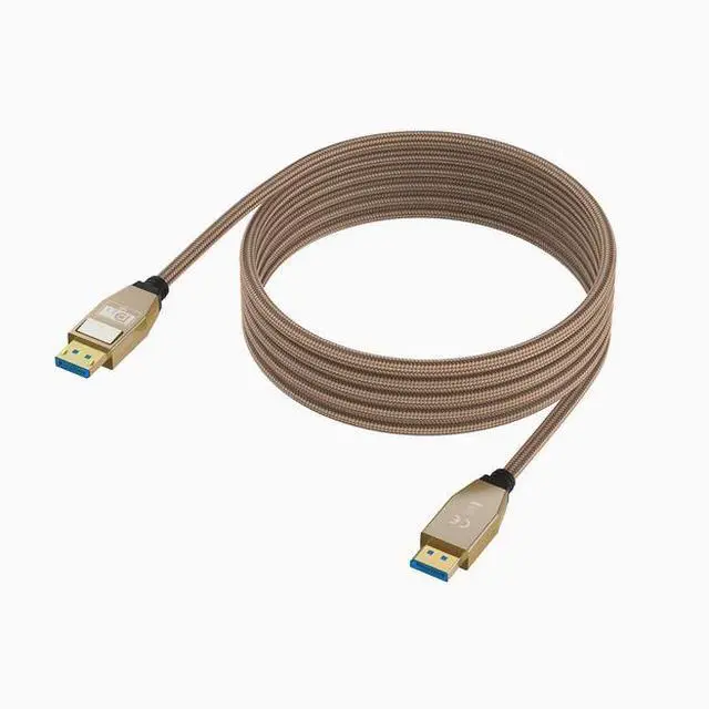 Alt view image 3 of 5 - Zeskit Vesa certified DP 80Gbps 2.1 DisplayPort 16K8K Ultra HD Silver plated wire