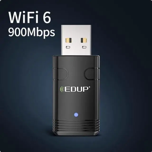 Alt view image 4 of 4 - EP Mini WIFI6 wireless network card 5G dual-band desktop laptop Bluetooth receiver