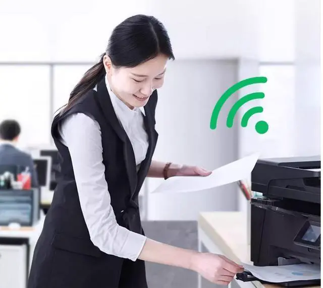 Alt view image 5 of 6 - ugreen printer network sharer service wireless receive automatic no-switch wired usb retrofit wifi module connection LAN share one drag more than one drag two computer print box