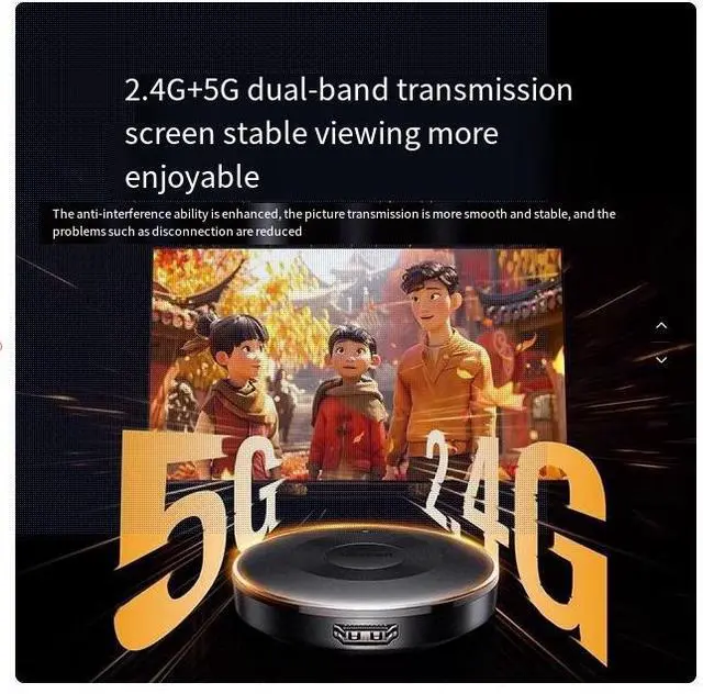 Alt view image 4 of 5 - ugreen 4K 60HZ screen projector Mobile phone and TV wireless hdmi connection transfer monitor computer projector transmission